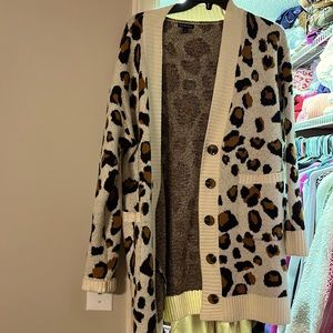 Cheetah cardigan